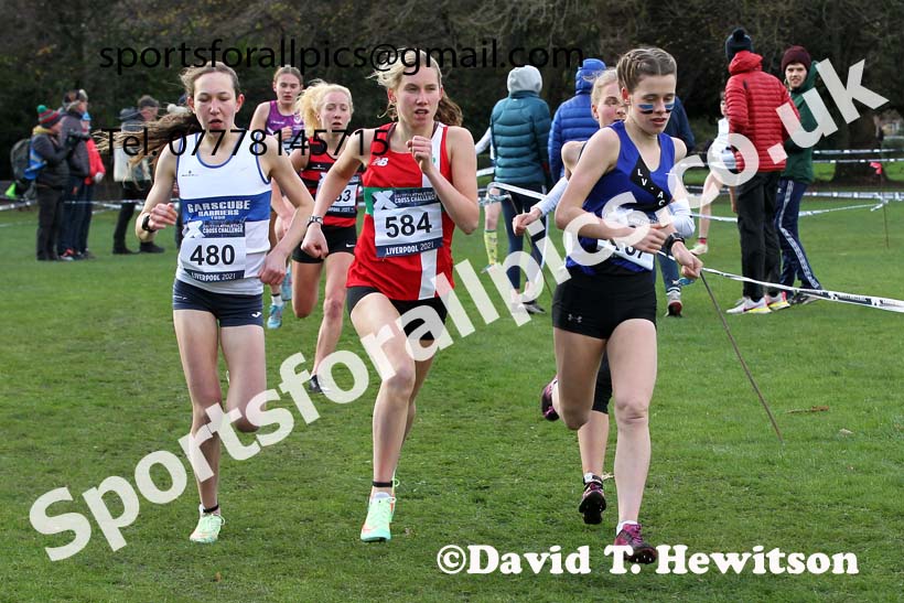 Womens under-17s and under-20s, European Cross Country Championships Trials, Sefton Park, Liverpool. Photo: David T. Hewitson/Sports for All Pics
